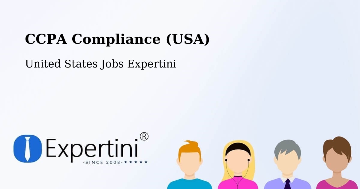CCPA Compliance (USA) - United States Jobs Expertini